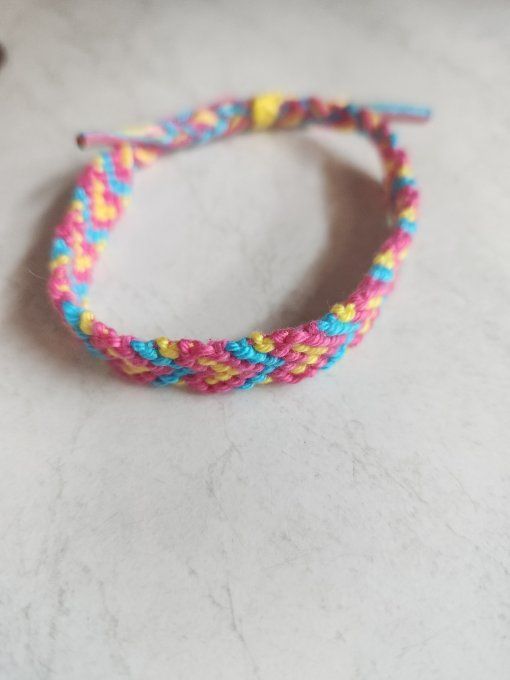 bracelet coeur drapeau pan