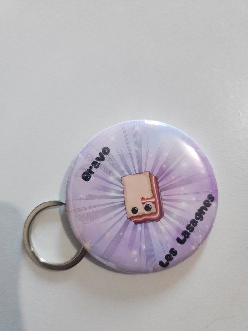 porte clé Bravo les Lasagnes