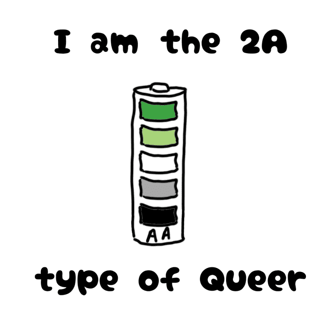 Pile AA aro I am the 2A type of queer