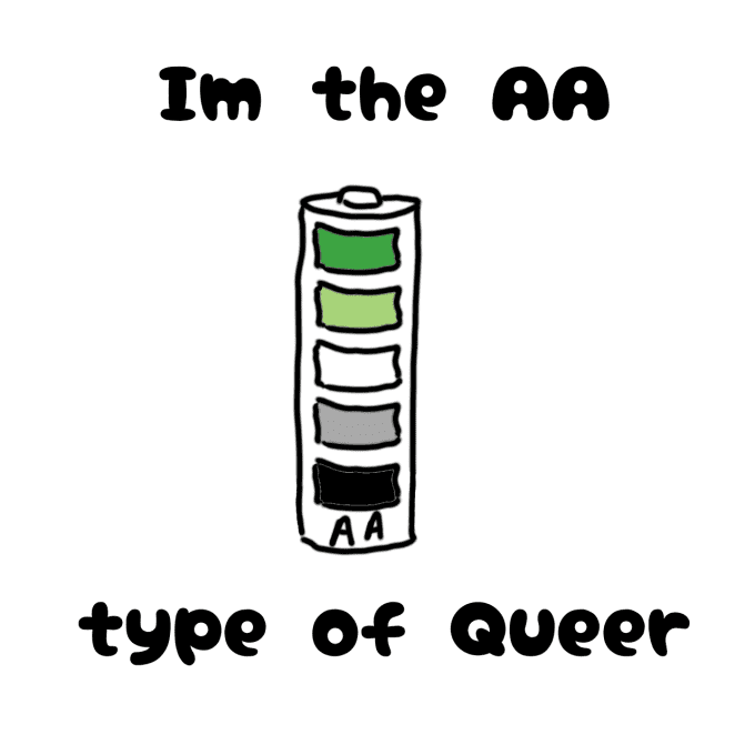 Pile AA aro I am the AA type of queer
